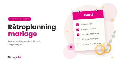 Rétroplanning mariage