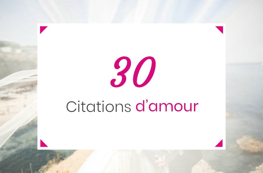 30 Mots d'amour pour votre moitié 