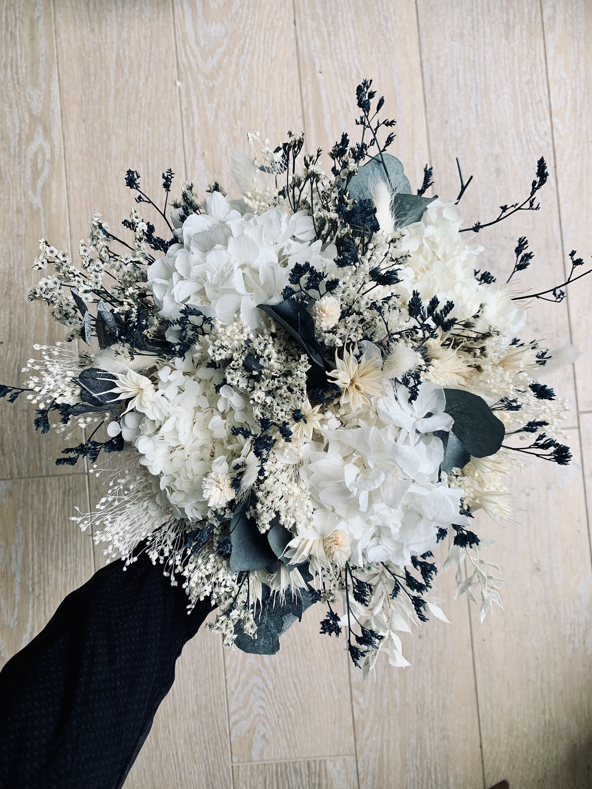 bouquet mariée hivernal