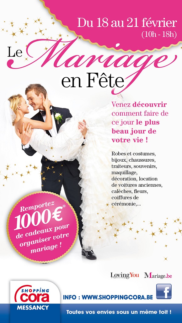 salon du mariage au shopping cora de messancy
